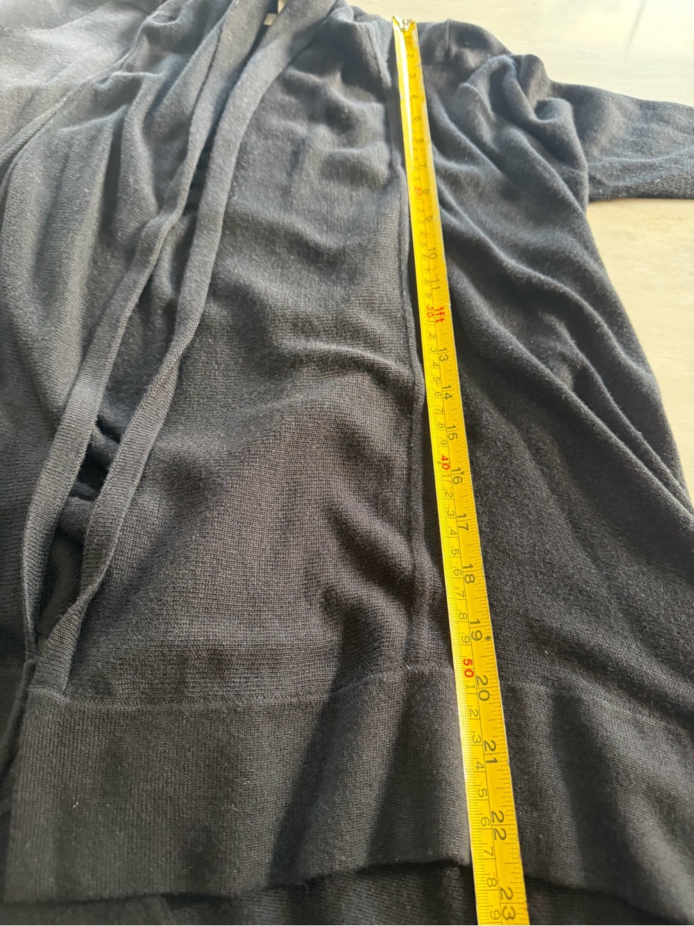 lululemon athletica Black Open-Front Draped Cardigan - Picture 11 of 13